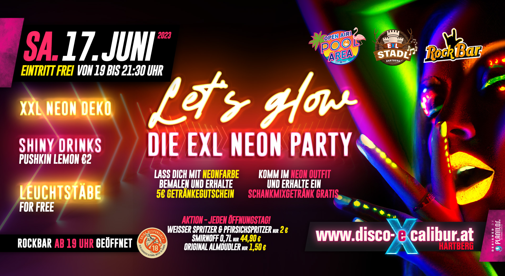 EXL NEON Party