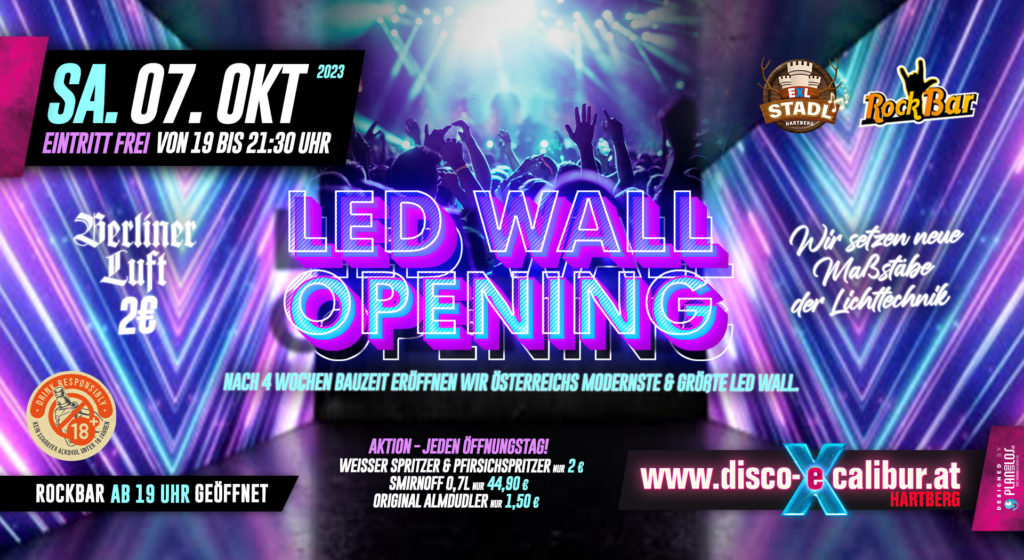 LED WALL Opening