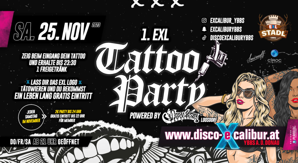 1. EXL TATTOO Party