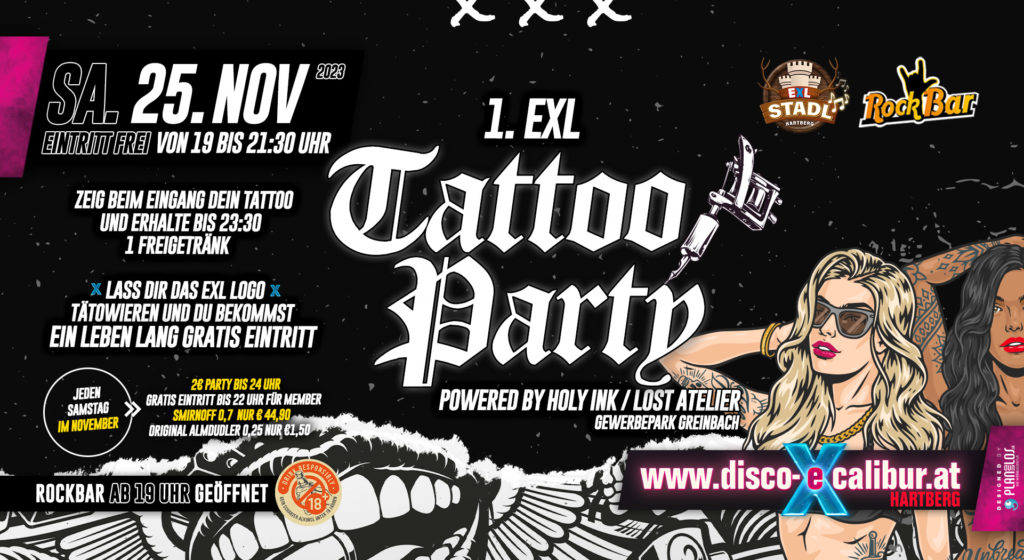 1. EXL TATTOO Party