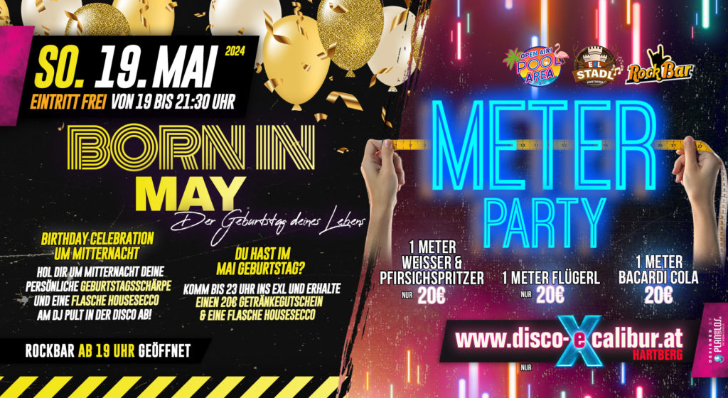 BORN IN May + METER Party