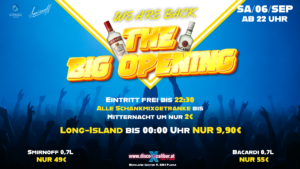 The BIG OPENING