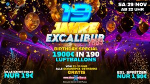 19 Jahre eXcalibur YBBS