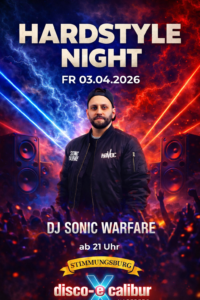 Hardstyle Night mit SONIC WARFARE